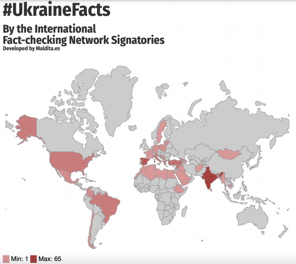 La mappa della disinformazione sull'Ucraina