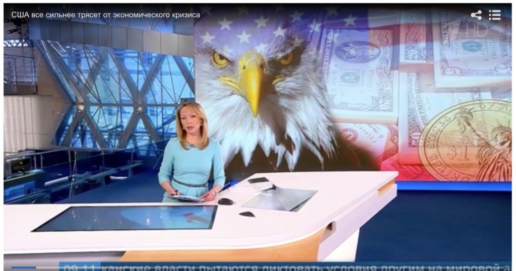 Il racconto della TV di stato russa