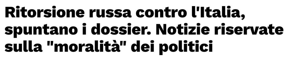 La propaganda di Mosca accusa Italia e Occidente di discriminare i russi