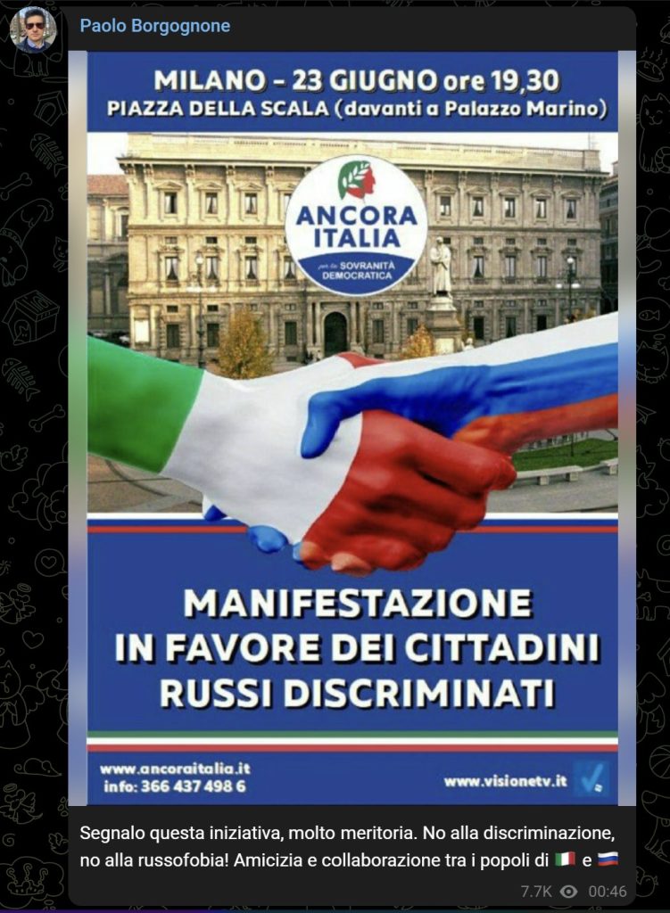 La propaganda di Mosca accusa Italia e Occidente di discriminare i russi