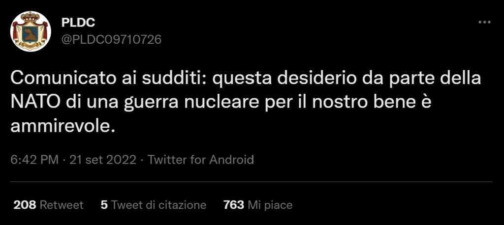 La disinformazione filorussa dopo la minaccia atomica di Putin