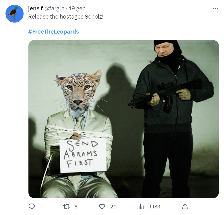 #FreeTheLeopards, l’hashtag pro-Ucraina in trend sui social