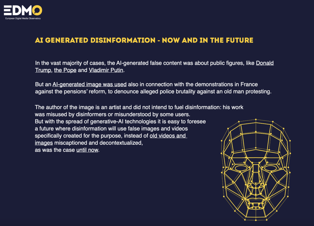 March 2023 marks the dawn of AI generated mass disinformation
