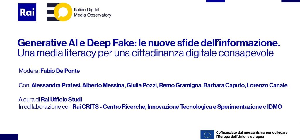 "Generative Al e Deep Fake: le nuove sfide dell'informazione" - la Media Literacy di Rai al Salone del Libro di Torino