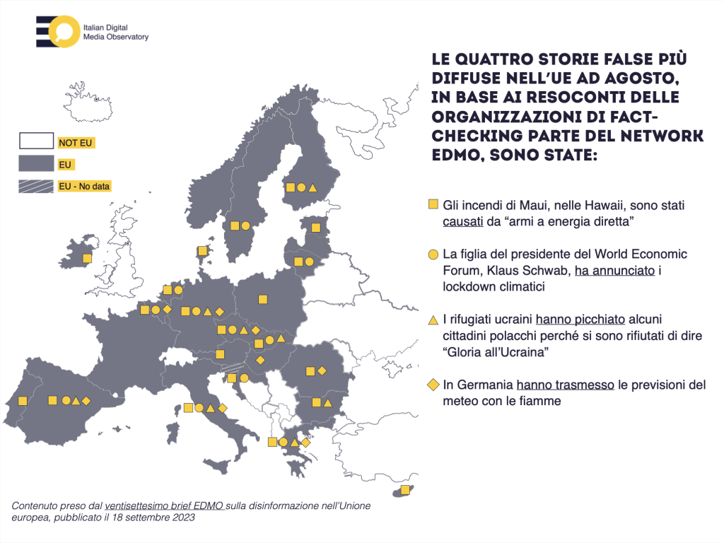 Ad agosto alcune teorie del complotto portano la disinformazione sul clima a un nuovo picco