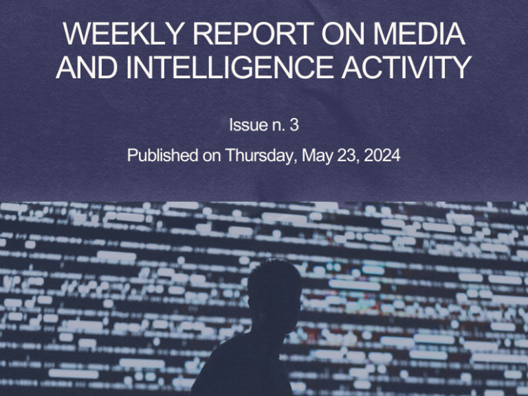 Terzo report settimanale di IDMO su intelligence e media